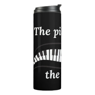 Der Pianist ist der BOSS Thermal Tumbler Thermosbecher