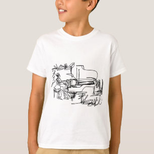 Der Pianist - Klavier-Thema T-Shirt