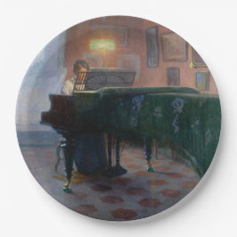 Der Pianist (Musikerin) Pappteller