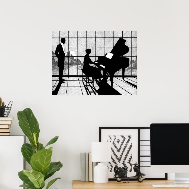 Der Pianist Poster (Heimbüro)