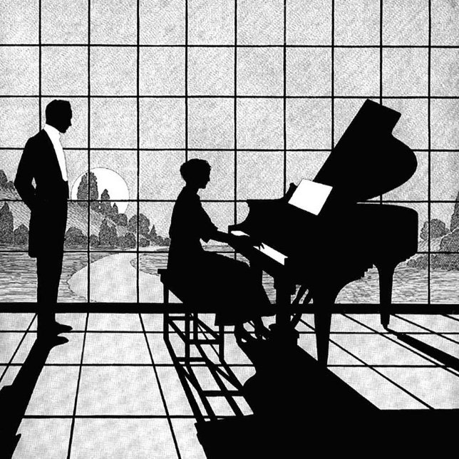 Der Pianist-T - Shirt (Von Creator hochgeladen)