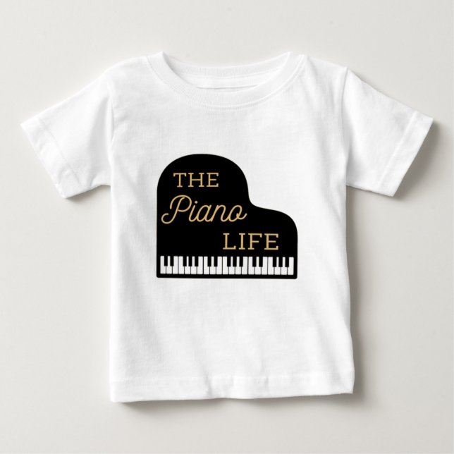 Der Piano Life Grand Piano T - Shirt (Vorderseite)