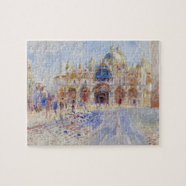 Der Piazza San Marco, Venedig, 1881 (Öl auf Puzzle (Horizontal)