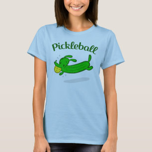 Der Pickleball der Frauen Hund legt T - Shirt in
