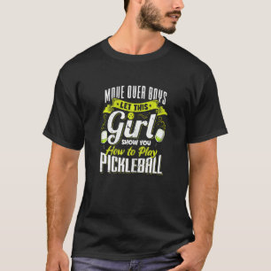 Der Pickleball-Player von Frauen Ließ dieses Mädch T-Shirt