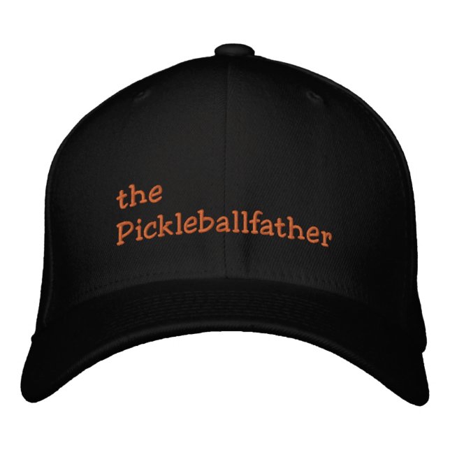 Der Pickleballvater Bestickte Baseballkappe (Vorderseite)