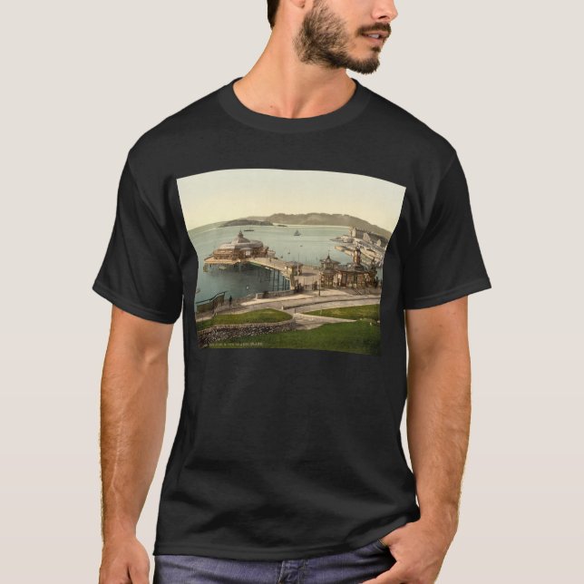 Der Pier, mit Drakes Insel, Plymouth, England T-Shirt (Vorderseite)