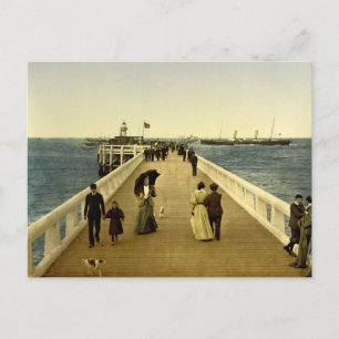 Der Pier Ostende Belgien Postkarte