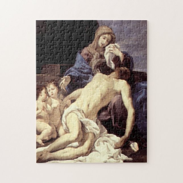 Der Pieta - Wehklage von Christus - Baciccio Puzzle (Vertikal)