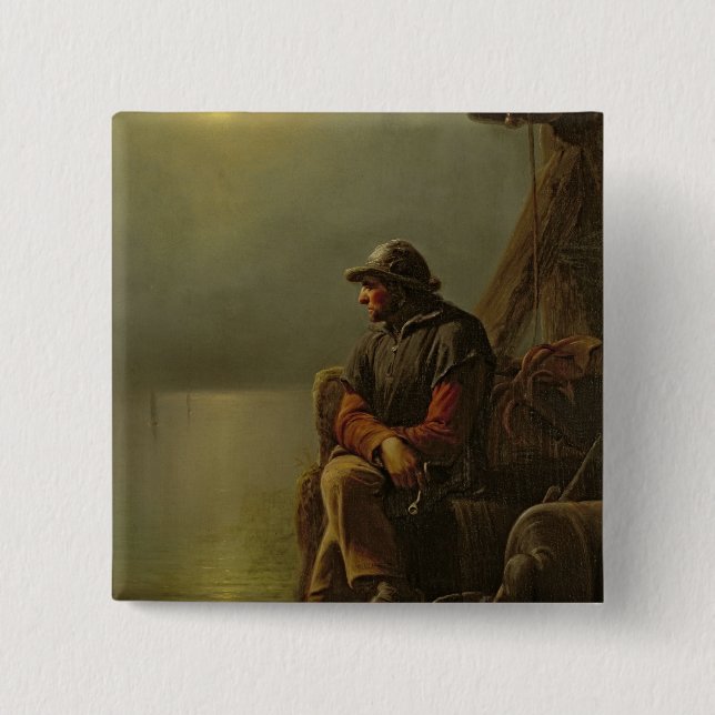 Der Pilot behält Uhr, 1851 Button (Vorderseite)