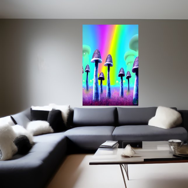 Der Pilzwald | AI Art Poster (Von Creator hochgeladen)