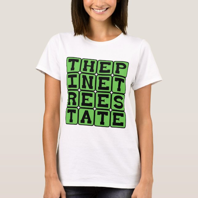 Der Pine Tree Staat, Maine Nickname T-Shirt (Vorderseite)