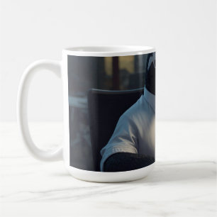 Der Pinguin-Buchhalter – Lustige Büro-Tier-Kunst Kaffeetasse