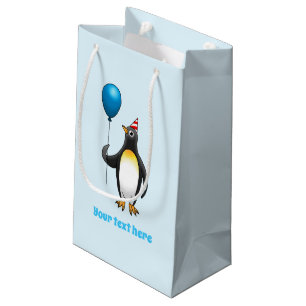 Der Pinguin mit dem Geburtstagsballon Kleine Geschenktüte