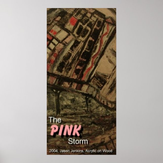 DER PINKSTORM POSTER (Vorne)