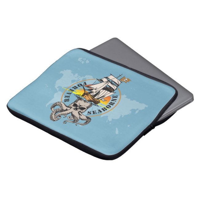 Der Pirat Seaborne | 13" Laptopschutzhülle (Vorne Oben)