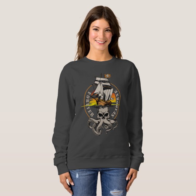 Der Pirat Seaborne | Frauen Sweatshirt (Vorne ganz)