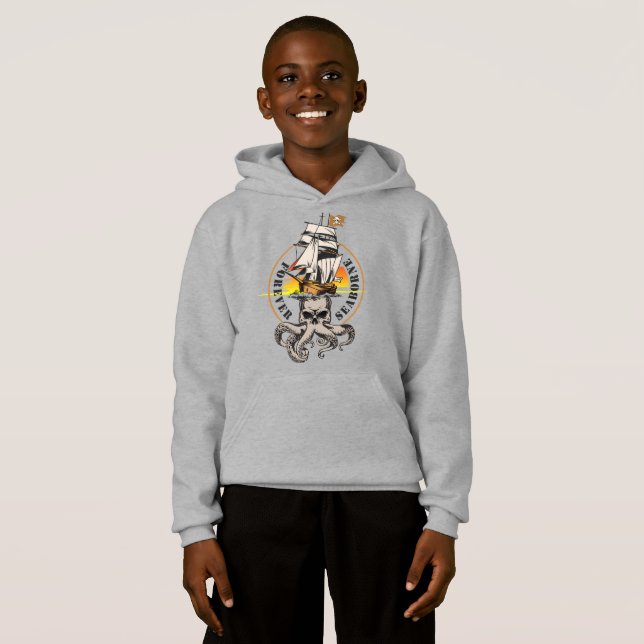Der Pirat Seaborne | Kinder Hoodie (Vorne ganz)