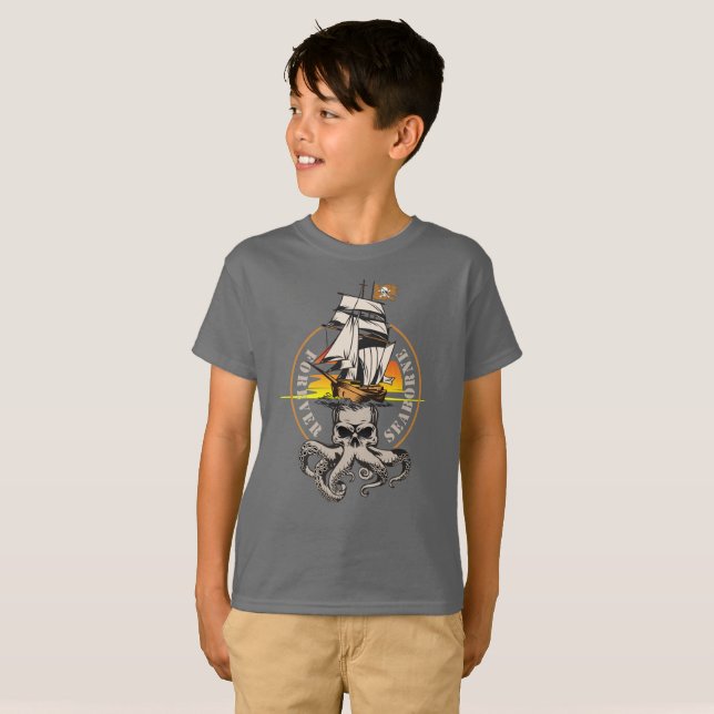 Der Pirat Seaborne | Kinder T-Shirt (Vorne ganz)