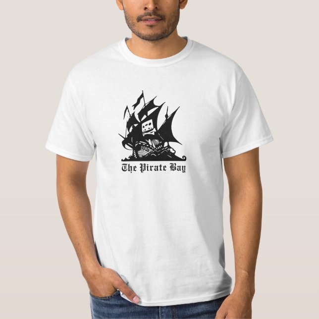 Der Piraten-Bucht-T - Shirt (Vorderseite)