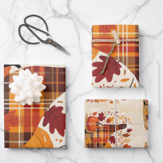 Der Plaid Turkey Waltz Geschenkpapier Set