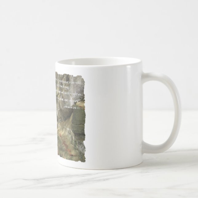 Der Plan des Gottes, zum sich zu erweitern Sie Kaffeetasse (Rechts)