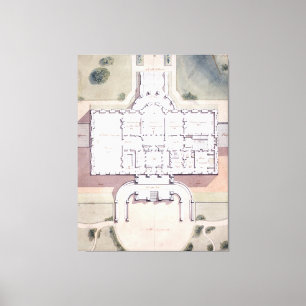 Der Plan des Präsidenten des Weißen Hauses Washing Leinwanddruck