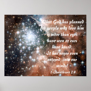 Der Plan-Plakat des Gottes Poster