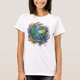 Der Planet Erde der Natur T-Shirt