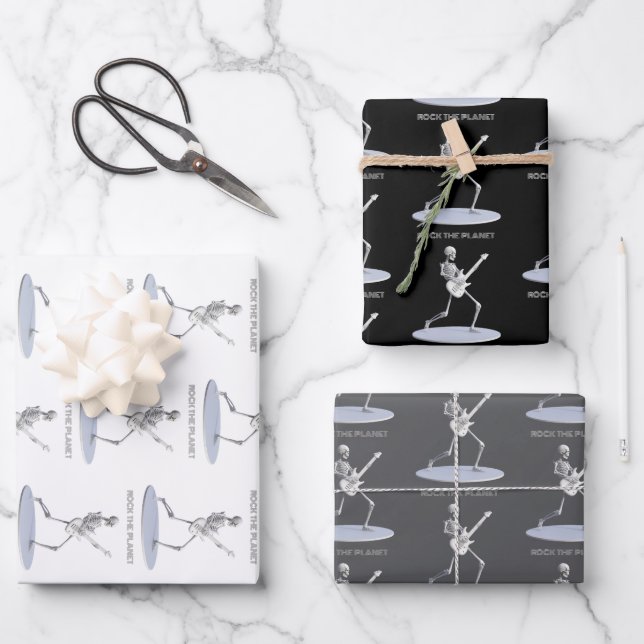 Der Planet Geschenkpapier Set (Vorderseite)