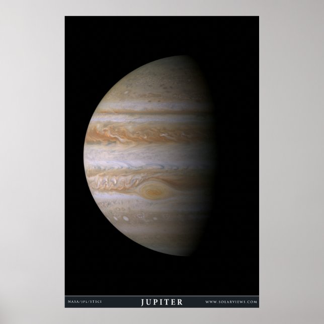Der Planet Jupiter Poster (Vorne)