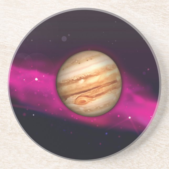 Der Planet Jupiter Untersetzer (Vorne)