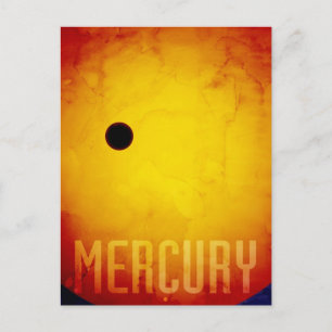Der Planet Merkur Postkarte