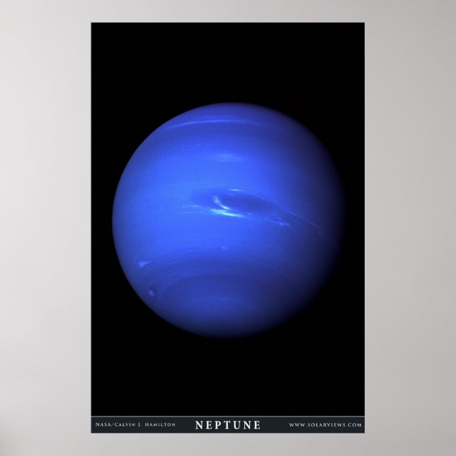 Der Planet Neptun Poster (Vorne)
