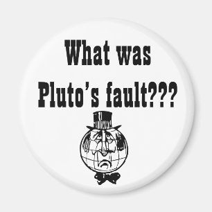 Der Planet Pluto Magnet