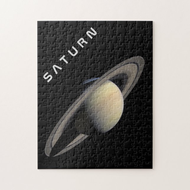 Der Planet Saturn Puzzle (Vertikal)