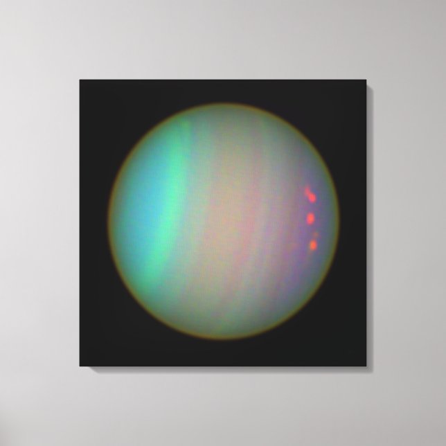 Der Planet Uranus Leinwanddruck (Vorderseite)