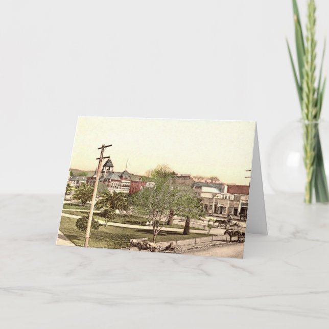 Der Plaza at Healdsburg Card (Vorderseite)