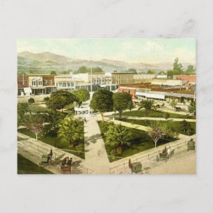 Der Plaza in Healdsburg Kalifornien Postkarte