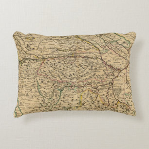 Der Po-Tal in Italien Zierkissen