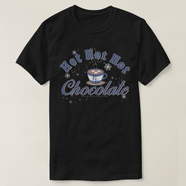 Der Polar Epress Hot Chocolate Logo Pullov T-Shirt (Design vorne)