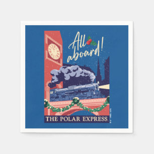 Der Polar Express - Alle auf dem Vormarsch! Serviette