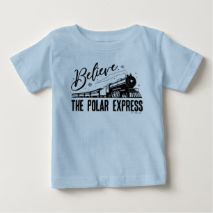 Der Polar Express - Glauben   Vintage-Grafik Baby T-shirt
