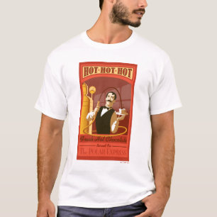 Der Polar Express Heiße Schokolade Vintage-Kunst T-Shirt