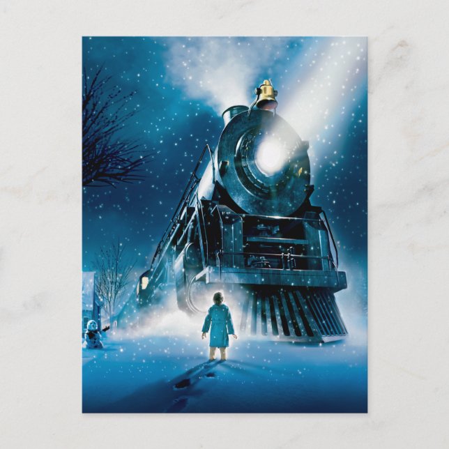 Der Polar Express Pajama Postkarte (Vorderseite)