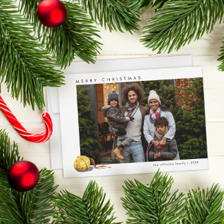 Der Polar Express Sleigh Bell | Weihnachts-Foto Feiertagskarte