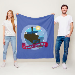 Der Polar Express Vintage-Zugabzeichen Fleecedecke