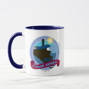 Der Polar Express Vintage-Zugabzeichen Tasse