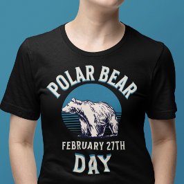 Der Polarbär Rette am Tag den Polarbär T-Shirt