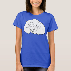 Der polare Bärn-Shirt-Bärn-Kunst-T - ShirtsJerseys T-Shirt
